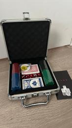 Pokerset klein in koffer ongebruikt, Hobby en Vrije tijd, Ophalen of Verzenden, Zo goed als nieuw