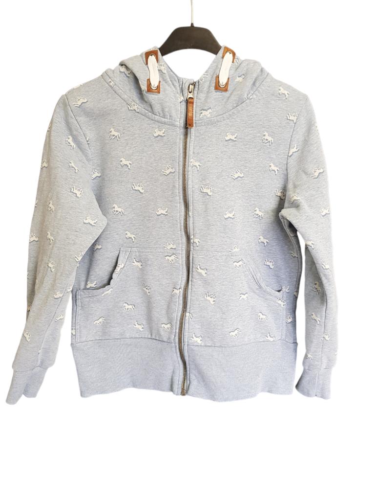 Prachtig licht blauw paarden vest maat 146/152., Kinderen en Baby's, Kinderkleding | Maat 146, Verzenden, Zo goed als nieuw, Meisje