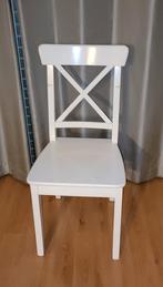 Houten eettafel stoel, Huis en Inrichting, Stoelen, Ophalen, Gebruikt, Bruin, Eén