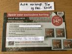 Voor €14,95 naar de sauna……—-> ……ik heb 4 zegels te koop., Eén persoon, Kortingsbon, Spa of Sauna