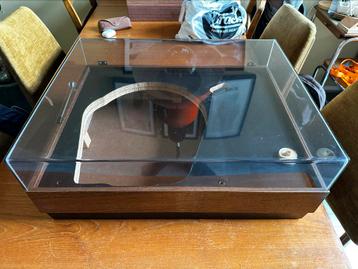 Originele Garrard 401 console/plint inclusief stofkap beschikbaar voor biedingen