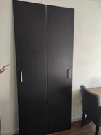 2 deuren ikea pax 236 cm donkerbruin hout, Ophalen, Gebruikt, 50 tot 75 cm, 200 cm of meer