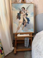 Olieverf Schilderij: Engelen in de Hemel, Ophalen of Verzenden