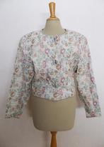 Lief vintage bloemenprint jasje van Vanilia! L, Kleding | Dames, Verzenden, Maat 42/44 (L), Zo goed als nieuw, Jasje