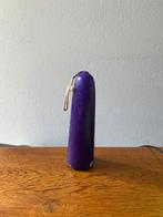 Kaars Kleur: Paars 'Handgegoten' 'Jaren 70' Nieuw, Ophalen of Verzenden, Nieuw, Overige materialen, Minder dan 25 cm