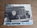 Oude autofolder Opel Kapitan met stuurschakelhandle, Ophalen, Gelezen, Overige merken
