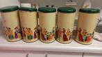 5 vintage voorraadbussen, Antiek en Kunst, Antiek | Keukenbenodigdheden, Ophalen of Verzenden
