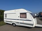 Beyerland Quartz 460 LB VOORTENT EN LUIFEL 7995,, Caravans en Kamperen, Caravans, Niet ingevuld, Rondzit, Schokbreker, Bedrijf