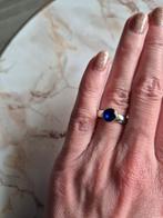 Melano ring maat 50 zilverkleurig inclusief steen, Ophalen, IJzer of Staal, Zo goed als nieuw, Dame