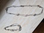 Leuk setje ketting &armband, Ophalen, Nieuw, Zilver, Zilver
