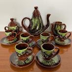 Vintage VALLAURIS koffie servies fat-lava keramiek, Ophalen of Verzenden