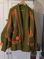 Te koop handgemaakt gehaakt dames vest. Mt. 46/48, Kleding | Dames, Grote Maten, Overige kleuren, Handgemaakt gehaakt, Trui of Vest