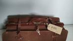 K551 VINTGE jaren 30 dokterstas van bruin canvas en leder, Ophalen of Verzenden