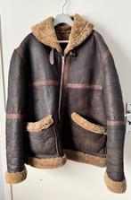 Te koop Leren jas, Kleding | Heren, Ophalen, Zo goed als nieuw, Overige maten, Bruin