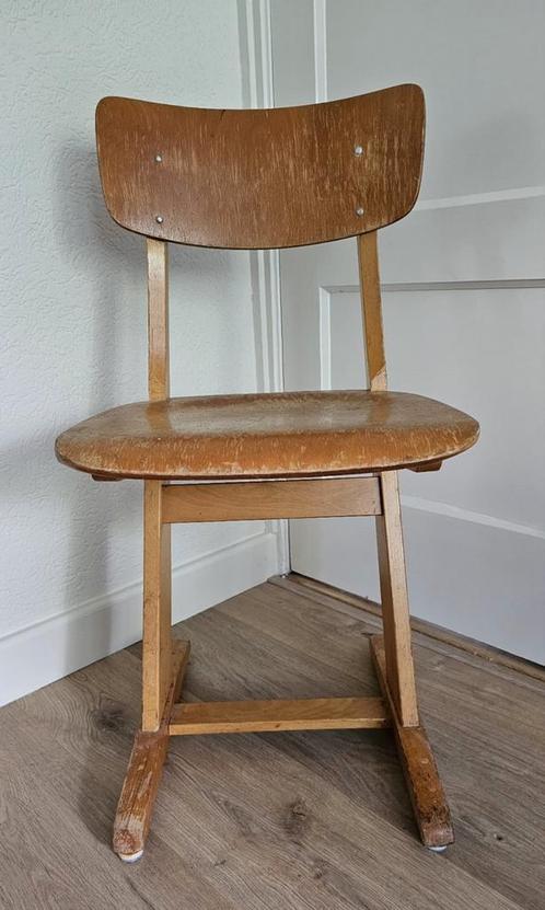 Casala schoolstoel X/81 vintage industrieel., Huis en Inrichting, Stoelen, Eén, Ophalen