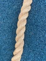 Dik natuurlijk touw (tros) 6 en 6,5 meter 4 cm dik, Ophalen of Verzenden, Zo goed als nieuw, Overige typen