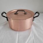 Falk culinair Dikwandige koperen horeca pan 19 cm & 2.1 kilo, Huis en Inrichting, Ophalen of Verzenden, Zo goed als nieuw, Rvs