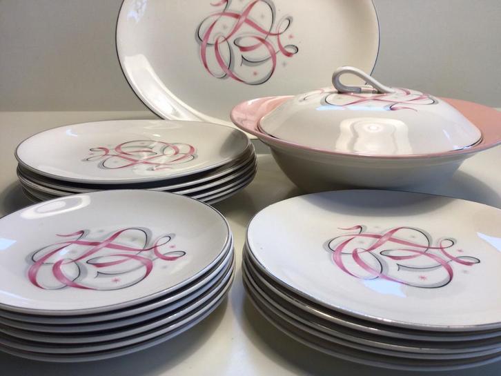 Vintage Johnson Bros serviesonderdelen jr.50/‘60 Ophalen, Antiek en Kunst, Antiek | Servies los, Ophalen