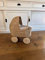 Rieten poppenwagen, Ophalen, Zo goed als nieuw, Babypop