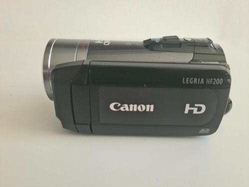 Canon Legria HF200 HD videocamera met bescherm/ draagtasje, Audio, Tv en Foto, Videocamera's Digitaal, Zo goed als nieuw, Geheugenkaart