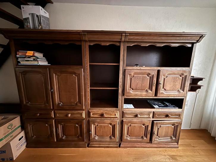 Eiken kast gratis, Huis en Inrichting, Kasten | Wandmeubels, Gebruikt, 200 cm of meer, 25 tot 50 cm, Eikenhout, Ophalen