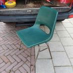 100 x vintage stapelstoelen kantine partij stoelen, Ophalen, Gebruikt, Bruin, Vijf, Zes of meer stoelen
