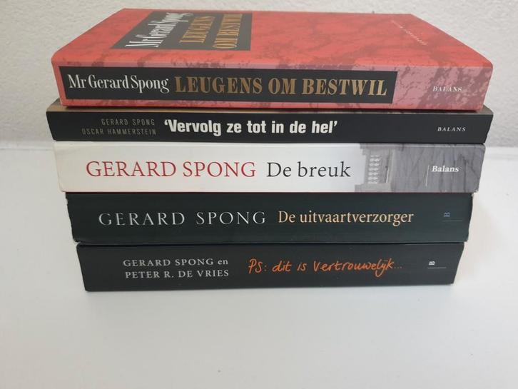 Gerard Spong Boeken Collectie, Boeken, Overige Boeken, Gelezen, Ophalen of Verzenden