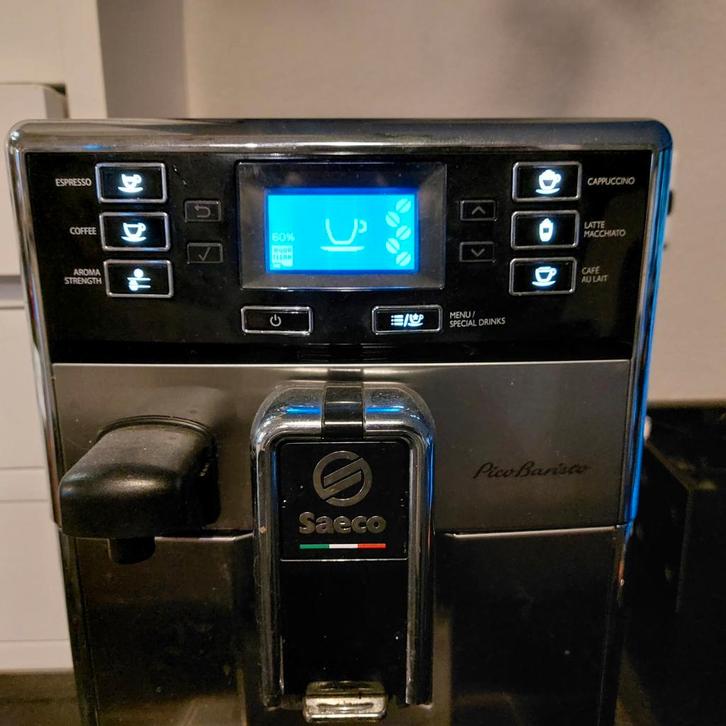Saeco PicoBaristo Espresso Machine - Zo goed als nieuw!, Witgoed en Apparatuur, Koffiezetapparaten, Zo goed als nieuw, Koffiebonen