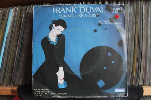 7" Single Frank Duval - Living Like A Cry / Vision (Instrume, Cd's en Dvd's, Vinyl Singles, Gebruikt, Single, Pop, 7 inch, Ophalen of Verzenden
