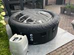Opblaasbare jacuzzi, Tuin en Terras, Bubbelbaden en Hottubs, Ophalen of Verzenden, Zo goed als nieuw