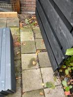 GRATIS rond 200 stoeptegels 30x30cm, Tuin en Terras, Bielzen en Borders, Ophalen, Gebruikt, Beton