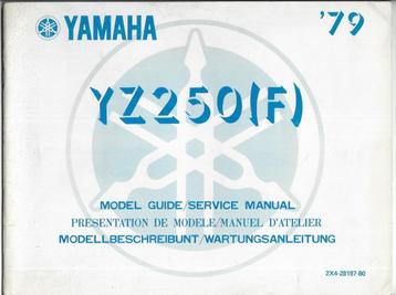 Yamaha YZ250 (F) model guide (047v) beschikbaar voor biedingen