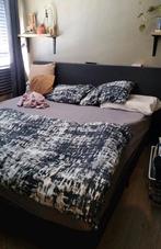 boxspring antracietgrijs 180x200 cm, Ophalen, Gebruikt, Tweepersoons, Boxspring