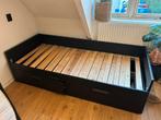 Brimnes uitschuifbaar IKEA bed - zwart, Ophalen, Gebruikt, Zwart, Tweepersoons