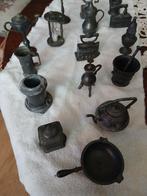 Miniatuurtjes tin, Ophalen