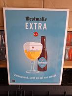 2 x westmalle bord 40x30 cm, Verzamelen, Biermerken, Ophalen of Verzenden, Zo goed als nieuw, Reclamebord, Plaat of Schild, Overige merken