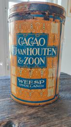 Vintage Cacao Blik C.J. Van Houten & Zoon Weesp, Ophalen of Verzenden