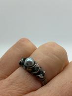 Z135 Prachtige zilveren ring Perli maat 17, Sieraden, Tassen en Uiterlijk, Ophalen of Verzenden, Zo goed als nieuw, X, Dame