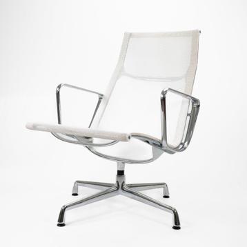 2 Vitra Eames Ea 116 fauteuil  Wit Netweave Gepolijst frame beschikbaar voor biedingen