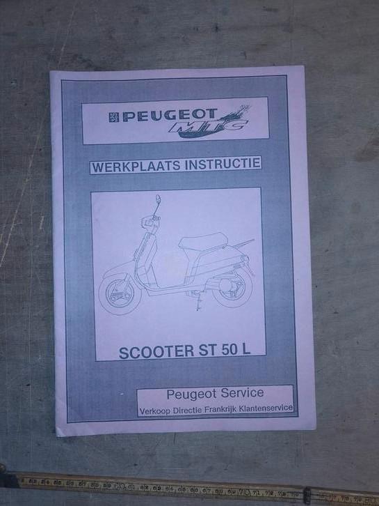 Peugeot St 50 L werkplaats handleiding, Fietsen en Brommers, Handleidingen en Instructieboekjes, Zo goed als nieuw, Ophalen of Verzenden