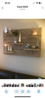 Mooie wand decoratie van steigerhout, Ophalen of Verzenden, Zo goed als nieuw