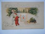 Amerika 1916 kerstgroet met zegel Amerikaanse Rode Kruis, Verzenden, Voor 1920, Gelopen, Buiten Europa