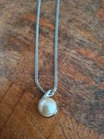 Skagen Denmark, zilveren ketting met parel, nieuw, Verzenden, Nieuw, Zilver