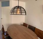 Moderne hanglamp met metalen frame, Ophalen, Zo goed als nieuw, Metaal, 50 tot 75 cm