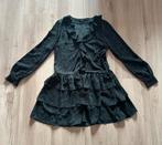 Nikkie longsleeve jurk Raquel - zwart/groen - 38 (M), Maat 38/40 (M), Verzenden, Zo goed als nieuw, Nikkie