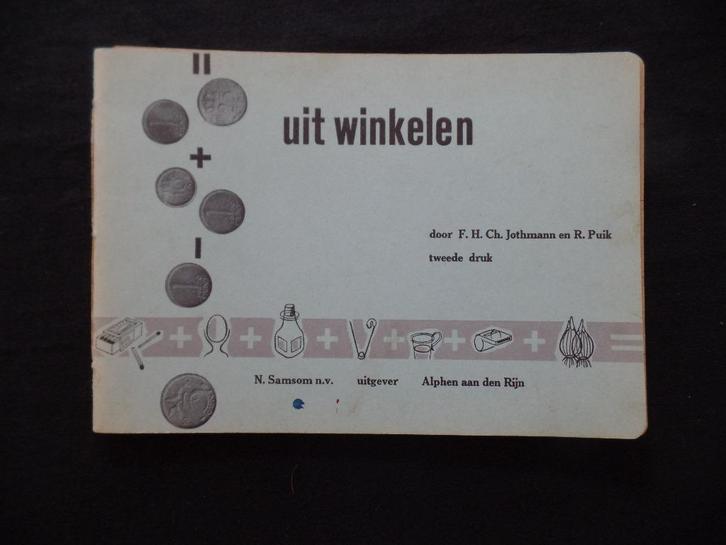Oud Nederlands rekenboekje, Uit Winkelen jaren 40, Antiek en Kunst, Antiek | Boeken en Bijbels, Ophalen of Verzenden