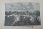 11 / Brussel Le Palais de Roi. Houtgravure uit 1892, Ophalen of Verzenden