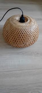 Hanglamp gevlochten Bamboe, Ophalen of Verzenden, Zo goed als nieuw, Overige materialen, Minder dan 50 cm