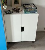 Ikea Stuva kastje wit met 2 deuren op pootjes, Minder dan 90 cm, Gebruikt, Minder dan 75 cm, Ophalen of Verzenden