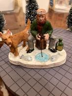 Wak vissen lemax, Diversen, Kerst, Ophalen of Verzenden, Zo goed als nieuw